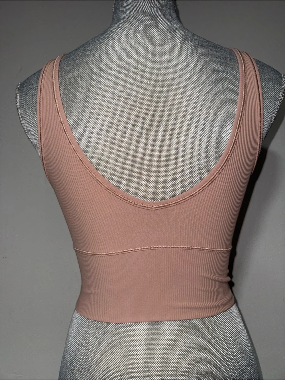 Lululemon Ribbed Tank Crop Top - Blush Pink